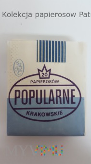Papierosy POPULARNE Krakowskie 1989 r.