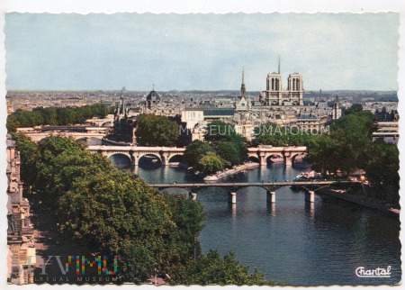 Paryż - Katedra Notre-Dame - lata 50-te