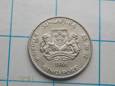 Duże zdjęcie 20 CENTÓW 1986 - SINGAPUR