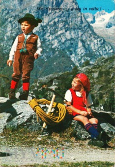 Duże zdjęcie Dzieci w górach
