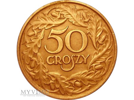 50 groszy 1923 rok
