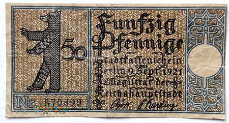 Berlin 50 pf 1921