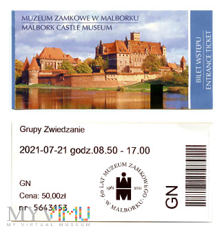 Zamek w Malborku - bilet wstępu