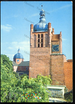 Płock - Wieża zegarowa Wzgórzu Tumskim - 1972