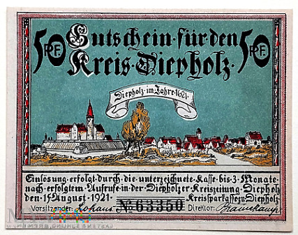 Diepholz 50 pf 1921