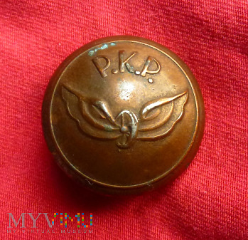 Guzik kolejowy wz. 1954 25mm Ł Z G 86
