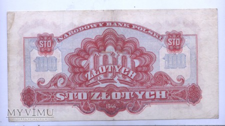 100 złotych - 1944 ("obowiązkowe")