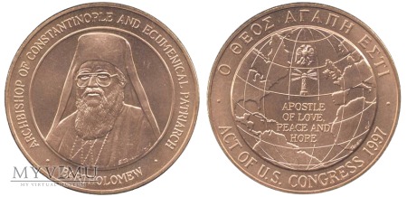 Bartolomeos I medal 1997