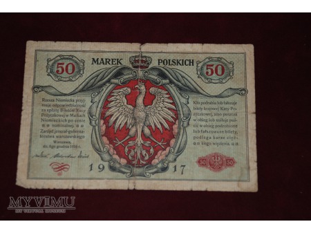 50 Marek Polskich, 1917. Polska