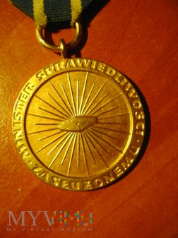 medal Zasłużonemu Minister Sprawiedliwości
