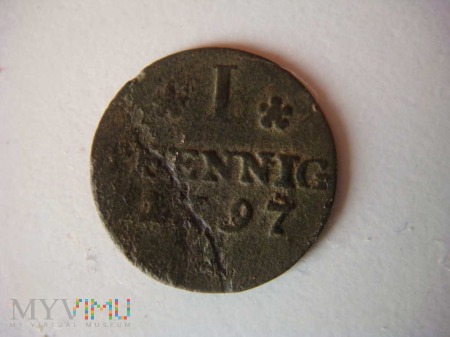 1 pfennig 1797 Fryderyk Wilhelm II