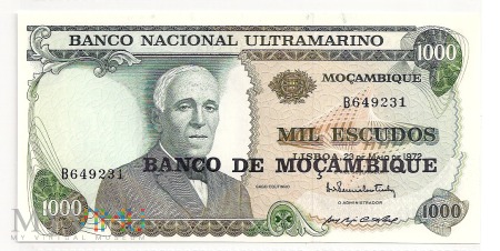 Duże zdjęcie Mozambik.2.Aw.1000 escudos.1976.P-119