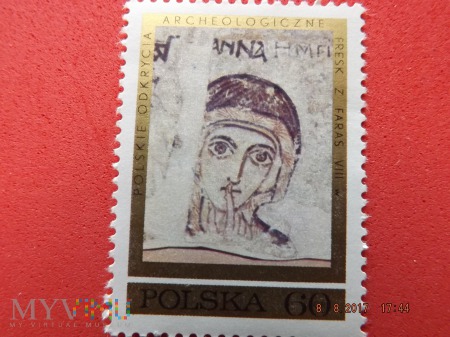 Znaczki pocztowe - polskie odkrycia archeologiczne