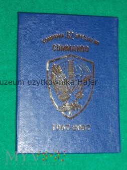 40 lat 62 KS Commando odznaka legitymacja nadanie