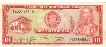 PERU 10 SOLES 1975