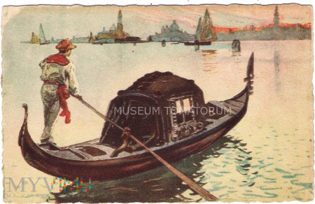Duże zdjęcie Venezia - Gondola - 1941