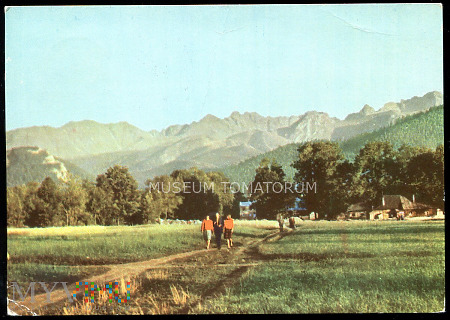 Zakopane - Panorama Tatr - 1966