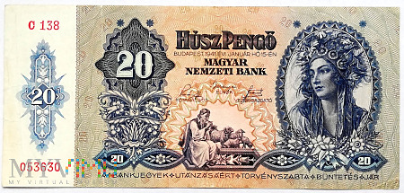 Węgry 20 pengo 1941