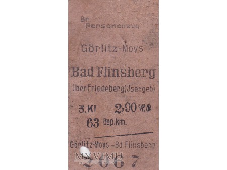 Bilet Gorlitz-Moys - Bad Flinsberg