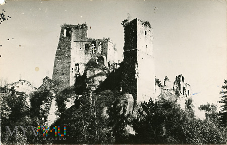 Odrzykoń - fragment ruin zamku