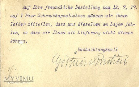 Gottner & Prestien Konigsberg 1917 r.