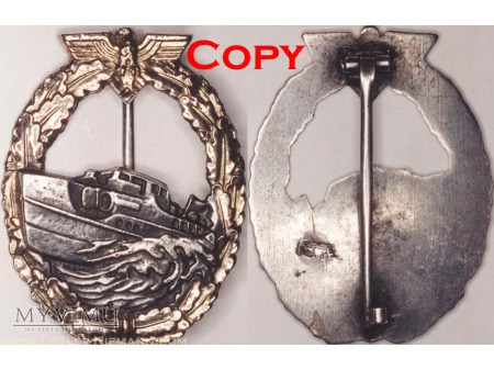 Odznaka dla Załóg Torpedowców i Patrolowców wzór I