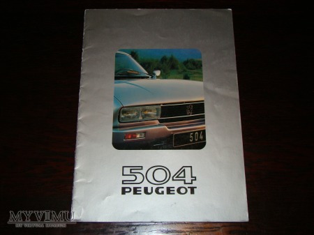 Prospekt Peugeot 504 Coupe/Cabrio