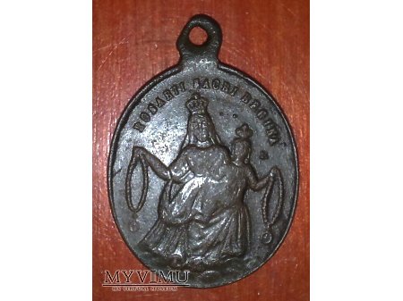Stary medalik z MB Różańcową nr.1