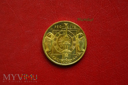 Moneta: 2 złote - 750-lecie lokalizacji Poznania