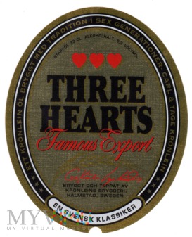 THREE HEARTS Famous Export
