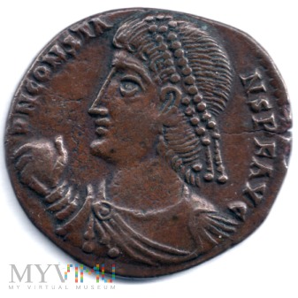 Duże zdjęcie Cesarstwo Rzymskie- Konstans follis 348- 350 r