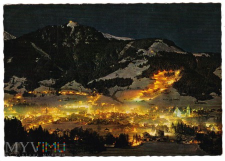 Duże zdjęcie Kitzbühel mit Hahnenkamm und Nachtpiste