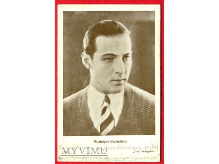 Rudolph VALENTINO Iris VERLAG Pocztówka c. 1926
