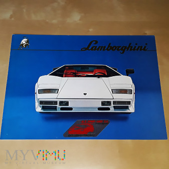 Prospekt Lamborghini Countach LP5000 1986