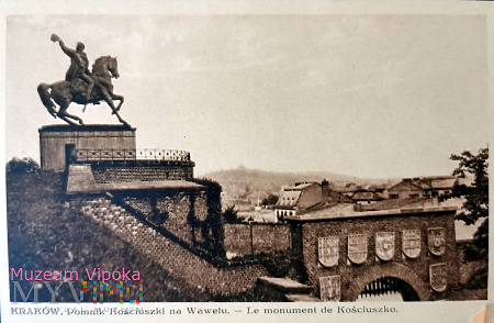 Duże zdjęcie Kraków - pomnik Tadeusza Kościuszki na Wawelu