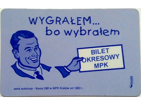 Bilet MPK Kraków 56
