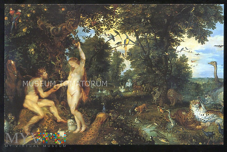 Rubens Brueghel - Adam i Ewa w Raju - IV ćw. XX w.