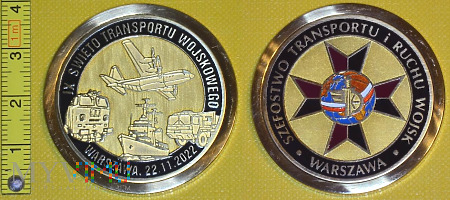 Medal kolejowy - wojskowy IX Święta Transp. Wojsk.