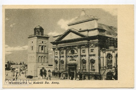 W-wa - Kościół św. Anny - 1950