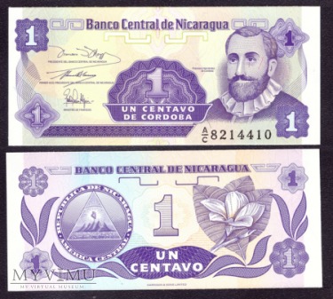Nikaragua, 1 cent