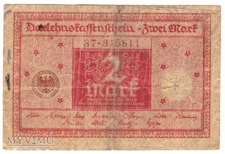 Niemcy, 2 marki 1920r.