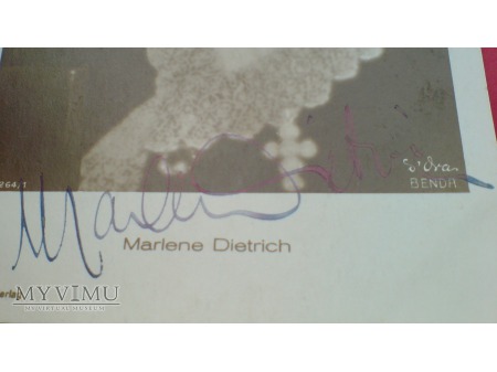 Marlene Dietrich Verlag ROSS 3264/1 AUTOGRAF