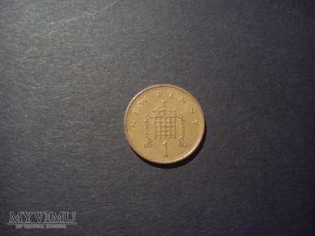 1 Penny - 1975r, Elżbieta II
