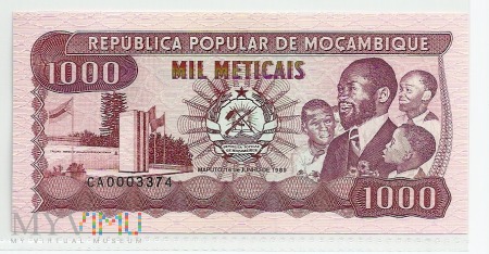 Mozambik.3.Aw.1000 meticai.1983.P-132
