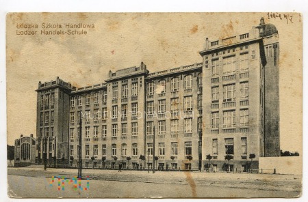 Łódź - Szkoła Handlowa - 1913