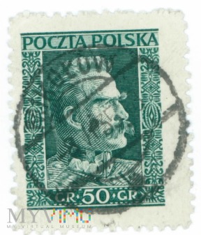 Znaczek 50 groszy- 8.06.1935