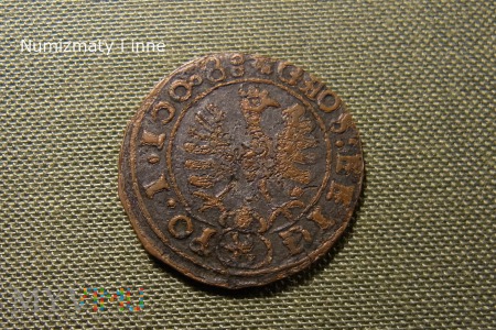 grosz koronny Zygmunta III - fals