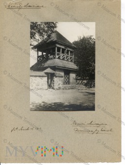 Kamień - dzwonnica przy kościele - 1912