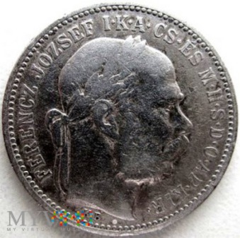 1 korona 1895 r. Węgry (austro-węgry)