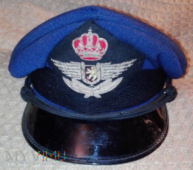 Duże zdjęcie Czapka oficera belgijskiego lotnictwa